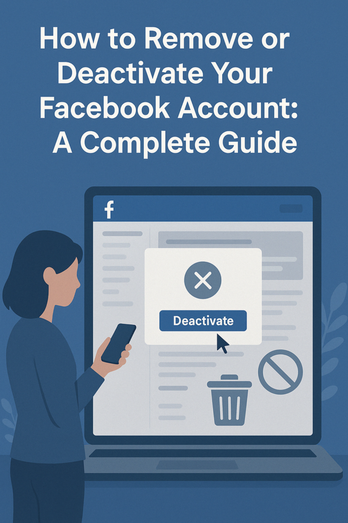 How to Permanently Delete or Deactivate Your Facebook Account A Step-by-Step Guide